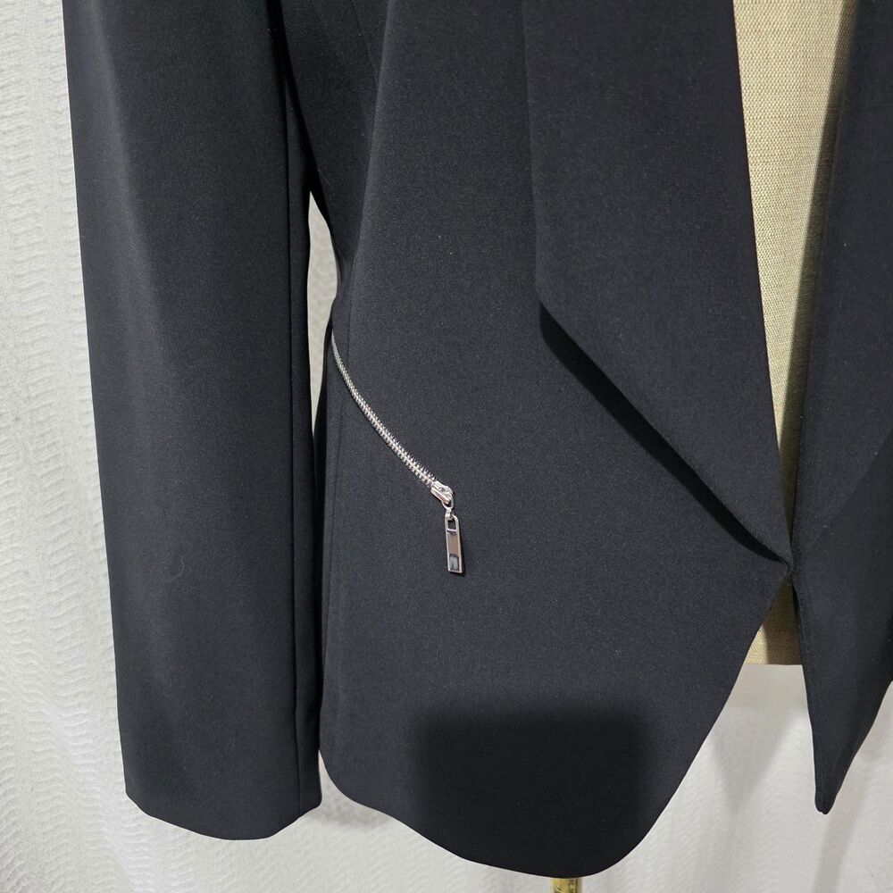NWT Tahari ASL Black Blazer Lorenzo Style 10/EUR 40 MSRP $129 - Picture 4 of 16